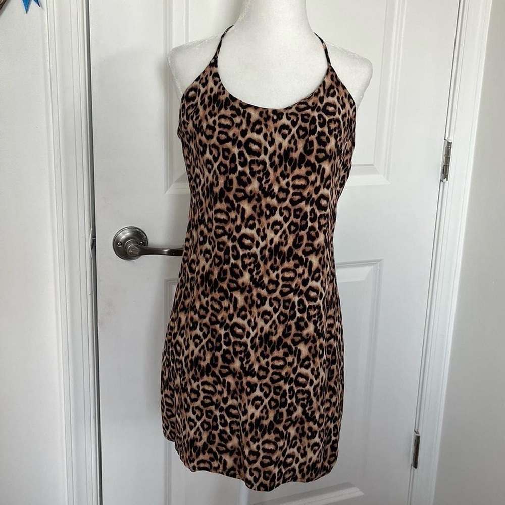mini leopard halter dress from Forever 21